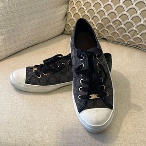 Black Coach Tennis Shoes